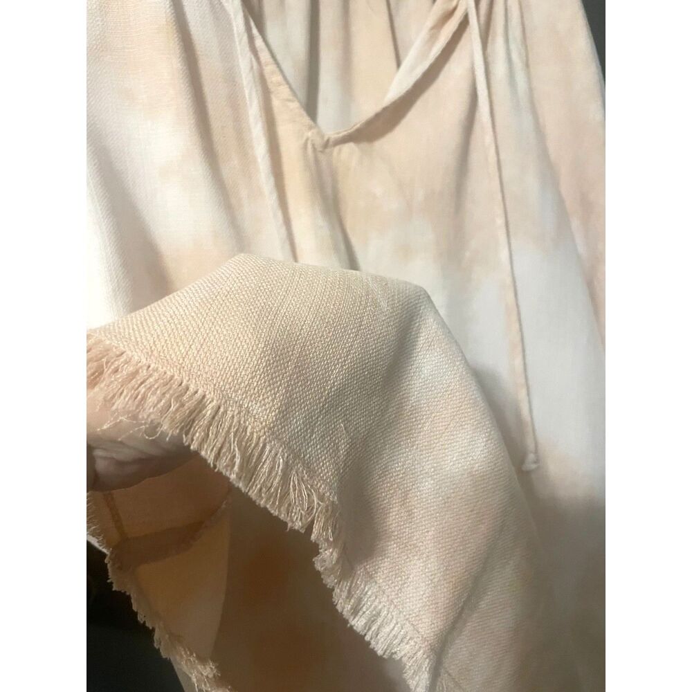Bella Dahl Blush Pink Tencel Lyocell Boho Peasant Top Size Small - Picture 5 of 7
